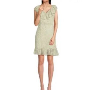 Lea & Viola Floral Ruffle-Trim Sundress NWT S